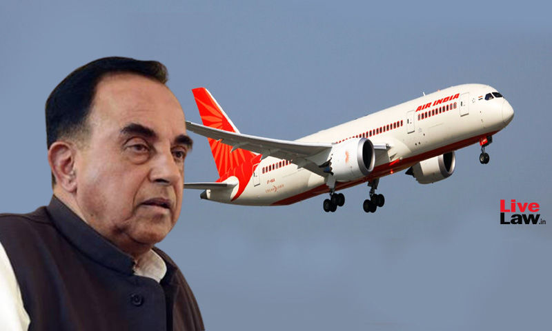 दिल्ली हाईकोर्ट ने एयर इंडिया विनिवेश प्रक्रिया के खिलाफ भाजपा सांसद सुब्रमण्यम स्वामी की चुनौती पर आदेश सुरक्षित रखा