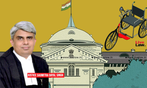 सरकारी नौकरी के लिए इंटरव्यू में दिव्यांग को साइकिल चलाने के लिए मजबूर किया गया : इलाहाबाद हाईकोर्ट ने पांच लाख रुपए के मुआवजा देने का आदेश दिया