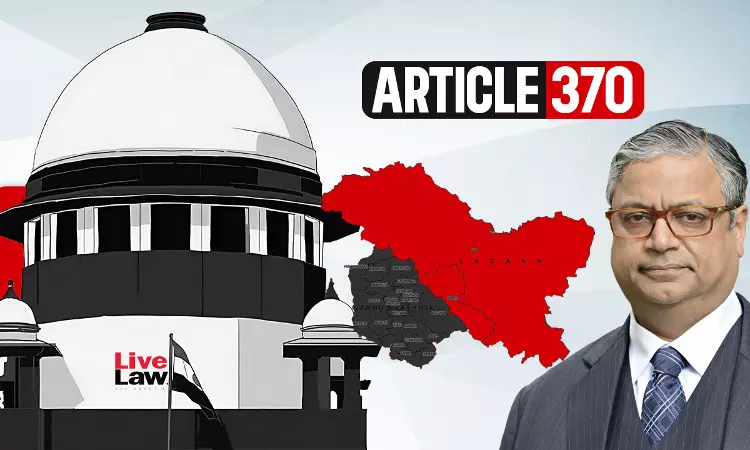 जम्मू और कश्मीर मामला - 2019 के राष्ट्रपति आदेश ने अप्रत्यक्ष रूप से अनुच्छेद 370 में संशोधन किया, जो अस्वीकार्य है: गोपाल सुब्रमण्यम ने सुप्रीम कोर्ट से कहा