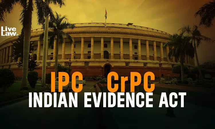 IPC, CrPC और Evidence Act को बदलने के लिए लोकसभा में संशोधित आपराधिक सुधार विधेयक पेश