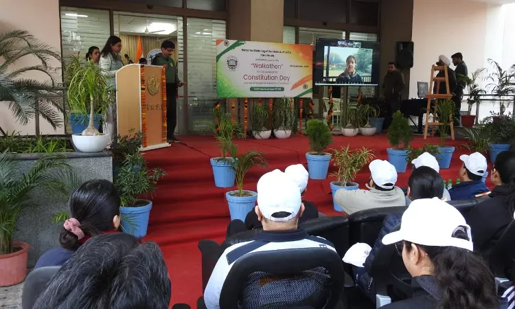 हरियाणा राज्य कानूनी सेवा प्राधिकरण ने जन-जागरूकता वॉकथॉन के ज़रिए संविधान दिवस मनाया