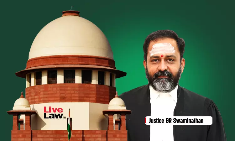 जस्टिस जीआर स्वामीनाथन के खिलाफ अपमानजनक टिप्पणी फैलाने वालों के खिलाफ कार्रवाई की मांग