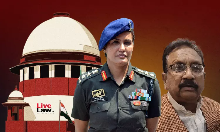 कर्नल सोफिया कुरैशी पर टिप्पणी मामला: सुप्रीम कोर्ट ने मंत्री विजय शाह के खिलाफ अभियोजन स्वीकृति पर फैसला लेने को एमपी सरकार से कहा