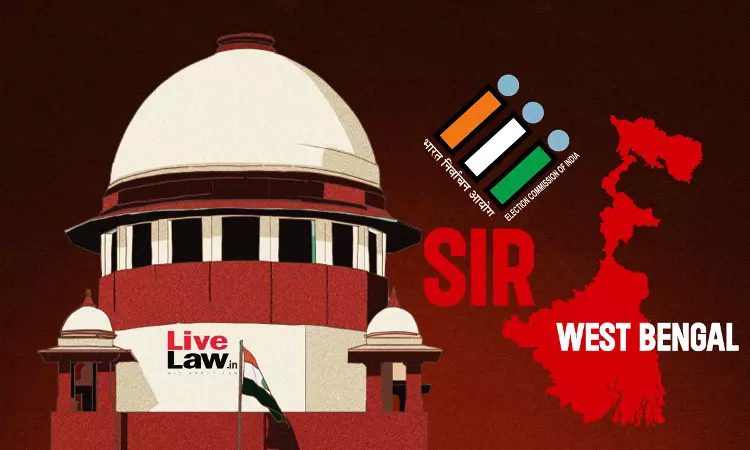 पश्चिम बंगाल SIR: सुप्रीम कोर्ट ने 75 वर्षीय वकील की अपील पर जल्द सुनवाई का दिया निर्देश