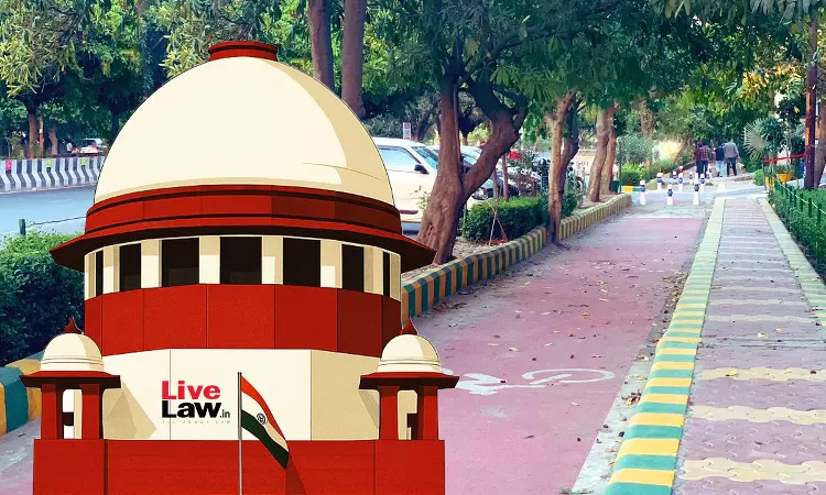 सुप्रीम कोर्ट का अधिकारियों को निर्देश: फुटपाथ की सही निशानदेही करें ताकि पैदल चलने वालों को बिना कब्ज़े वाली जगह मिले सुप्रीम कोर्ट का अधिकारियों को निर्देश: फुटपाथ की सही निशानदेही करें ताकि पैदल चलने वालों को बिना कब्ज़े वाली जगह मिले