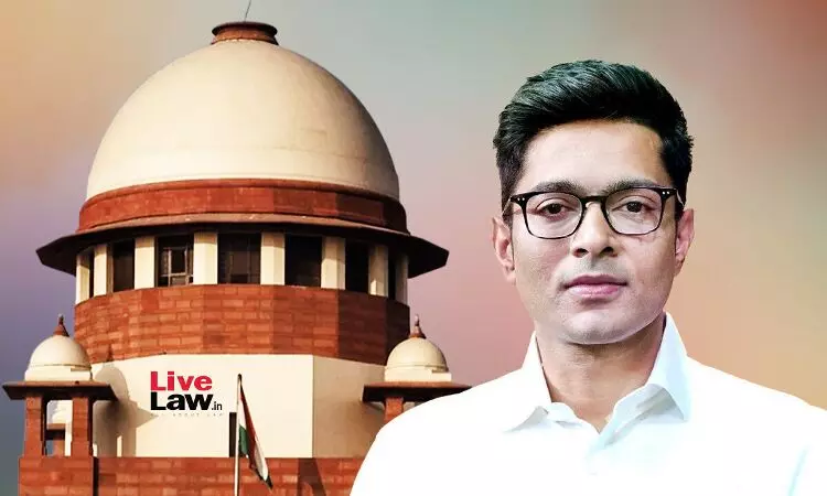 आंख के इलाज के लिए विदेश यात्रा की अनुमति मांगने वाली अभिषेक बनर्जी की अर्जी पर जल्द सुनवाई करे कलकत्ता हाईकोर्ट: सुप्रीम कोर्ट आंख के इलाज के लिए विदेश यात्रा की अनुमति मांगने वाली अभिषेक बनर्जी की अर्जी पर जल्द सुनवाई करे कलकत्ता हाईकोर्ट: सुप्रीम कोर्ट