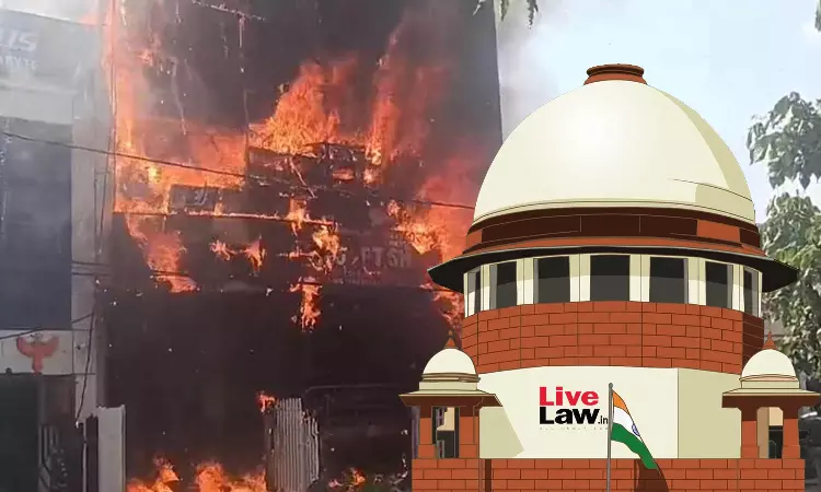 लखनऊ कोचिंग सेंटर अग्निकांड पर सुप्रीम कोर्ट सख्त, LDA उपाध्यक्ष को अवमानना नोटिस