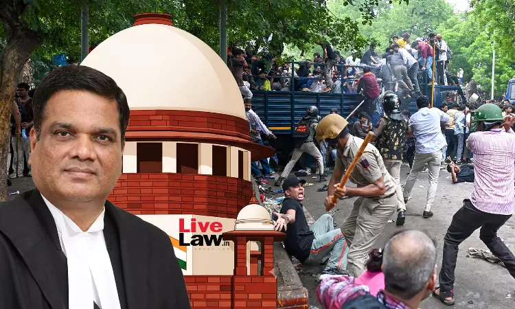 छात्र प्रदर्शन के दौरान हुई हिंसा की जांच करेगी 5 सदस्य कमेटी: सुप्रीम कोर्ट ने पूर्व जज सुभाष रेड्डी की अध्यक्षता में किया गठन