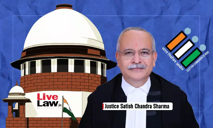 जस्टिस एससी शर्मा के बेटे का चुनाव आयोग के वकील होने की जानकारी सामने आई, न्यायिक औचित्य पर उठे सवाल