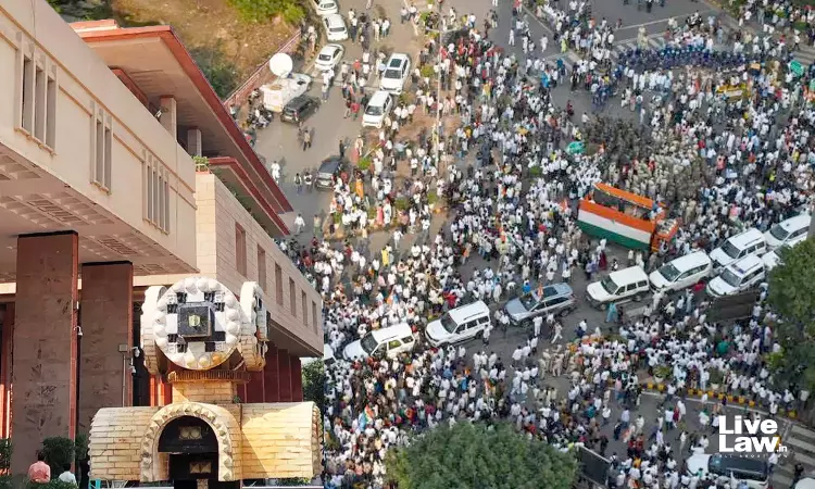 दिल्ली हाईकोर्ट ने विरोध-प्रदर्शनों से ट्रैफिक और बिज़नेस में रुकावट रोकने के लिए सुप्रीम कोर्ट के निर्देशों को लागू करने वाली PILs पर केंद्र का रुख जानना चाहा