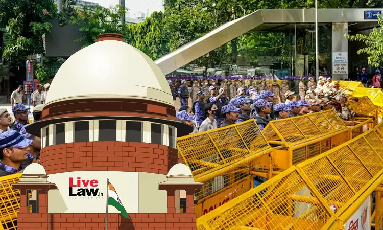 Delhi Protest | सुप्रीम कोर्ट ने BNSS की धारा 163 को चुनौती देने वाली याचिका पर सुनवाई से इनकार किया, धारा 172 को चुनौती पर नोटिस जारी किया